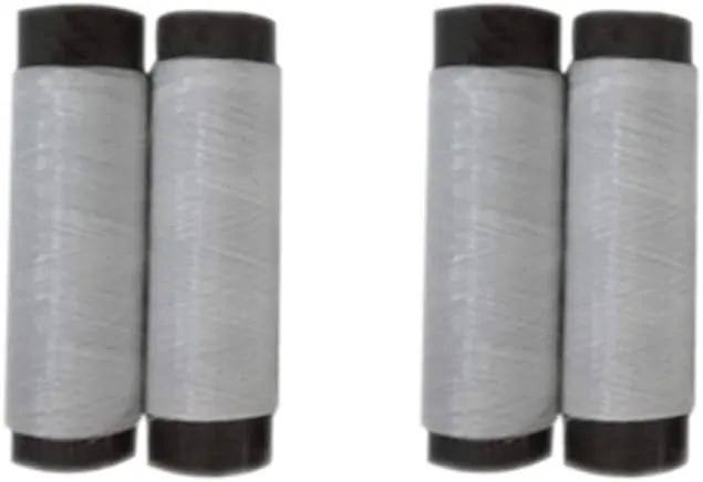2 Piece Elastic Thread, Elastic Invisible Knitting-in Yarn 200m for Cuffs, Collars, Waists,Total Length 400m