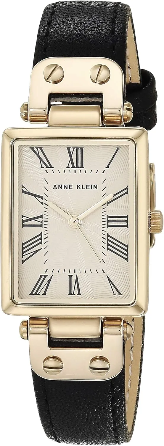 Anne Klein Women's Leather Strap Watch, AK/3752