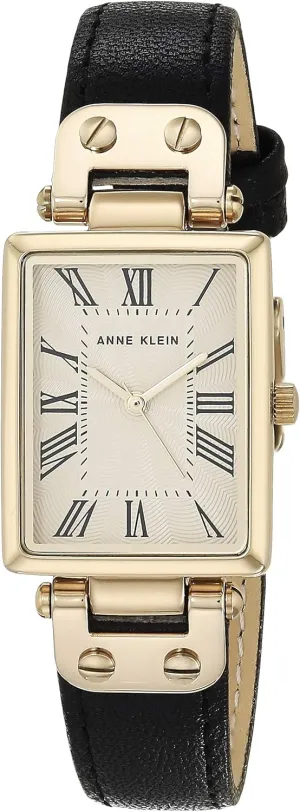 Anne Klein Women's Leather Strap Watch, AK/3752