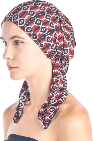 Ashford & Brooks Pre Tied Bandana Turban Chemo Head Scarf Sleep Hair Cover Hat