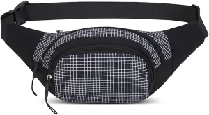 Ausion Fanny Pack Waist Bag for Men&Women Adjustable Belt Hip Bum Bag Fashion Water Resistant Hiking Waist Bag for Traveling Casual Running Hiking Cycling