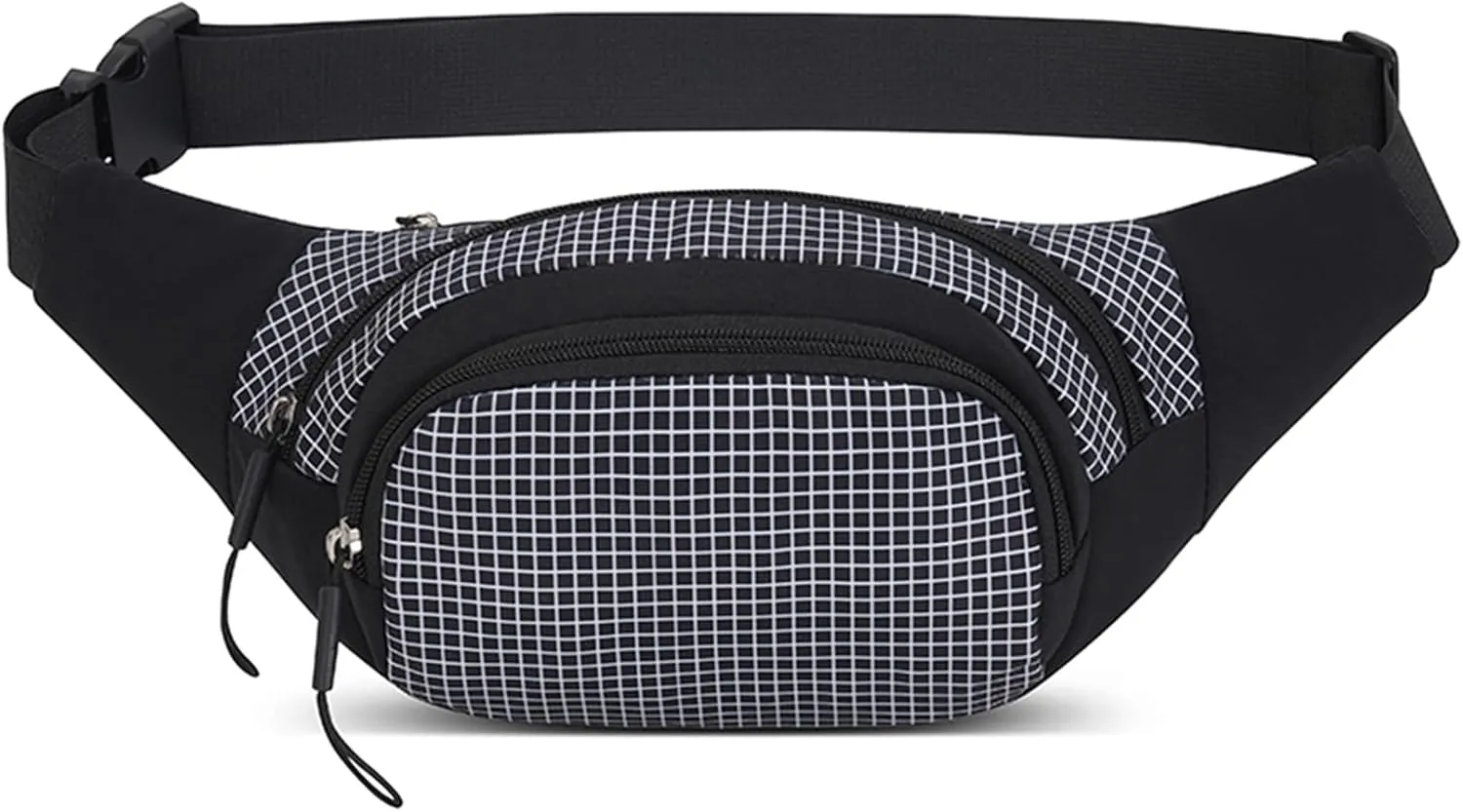 Ausion Fanny Pack Waist Bag for Men&Women Adjustable Belt Hip Bum Bag Fashion Water Resistant Hiking Waist Bag for Traveling Casual Running Hiking Cycling