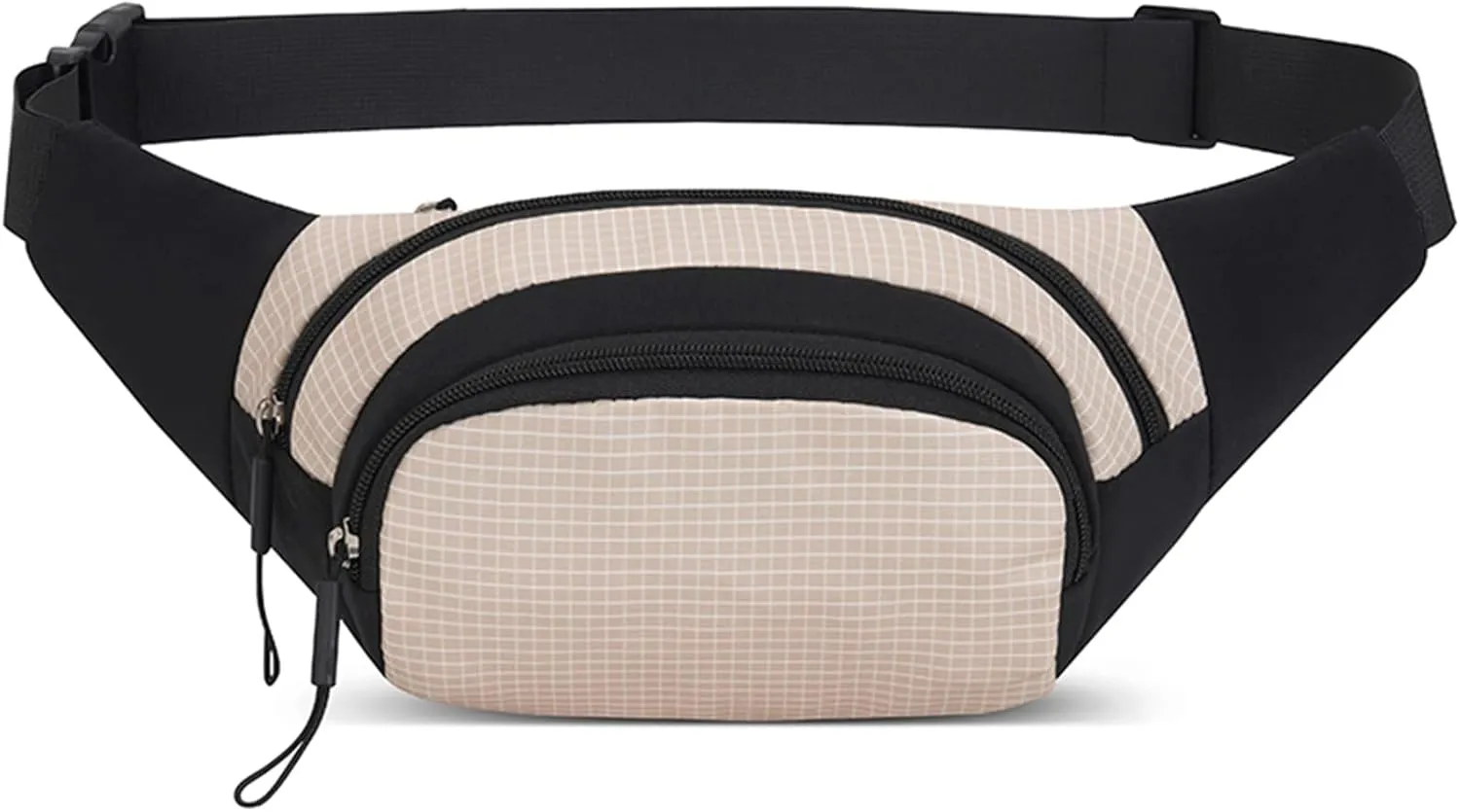 Ausion Fanny Pack Waist Bag for Men&Women Adjustable Belt Hip Bum Bag Fashion Water Resistant Hiking Waist Bag for Traveling Casual Running Hiking Cycling