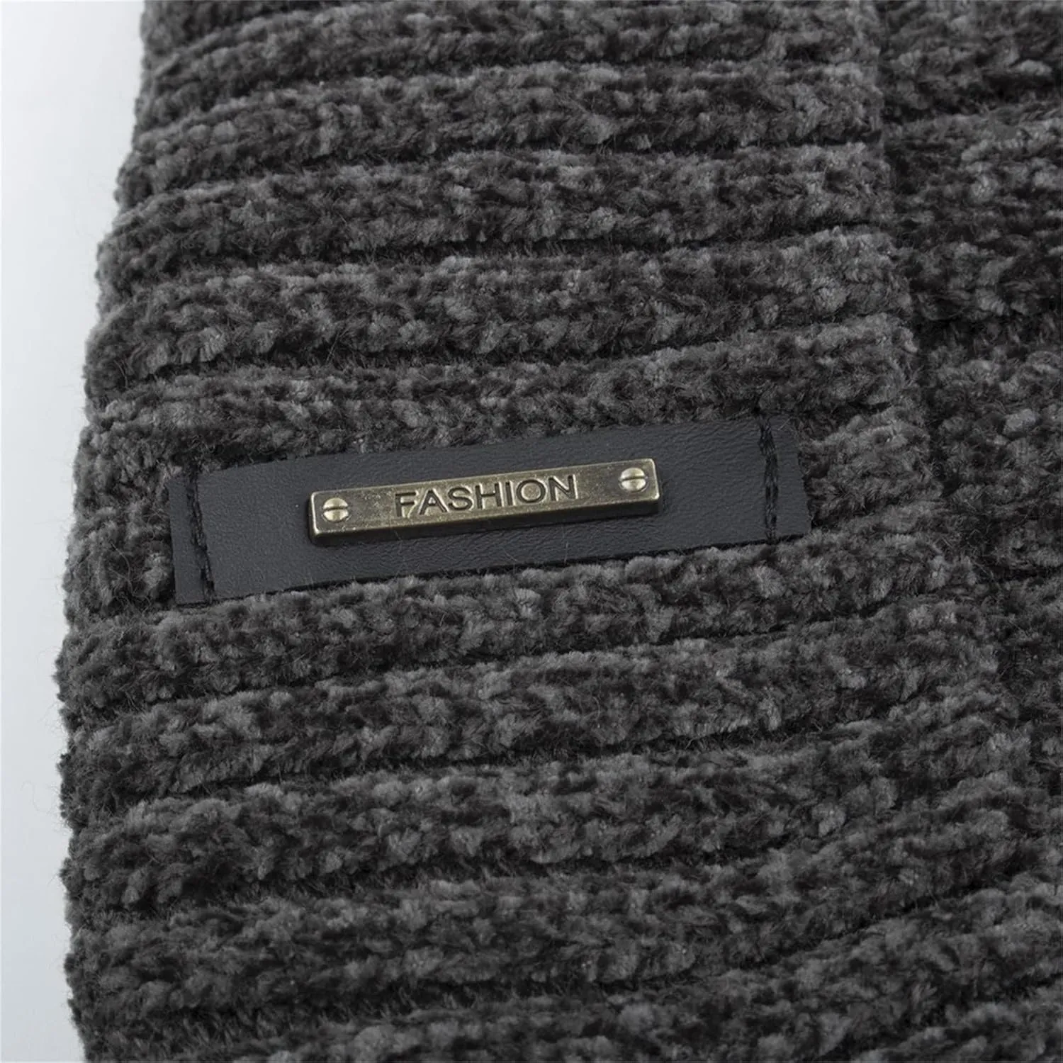 Beanie for Men Women Soft Stretch Cable Knit Beanies Ribbed Skull Cap Cuff Beanie Knitted Soft Warm Winter Hat