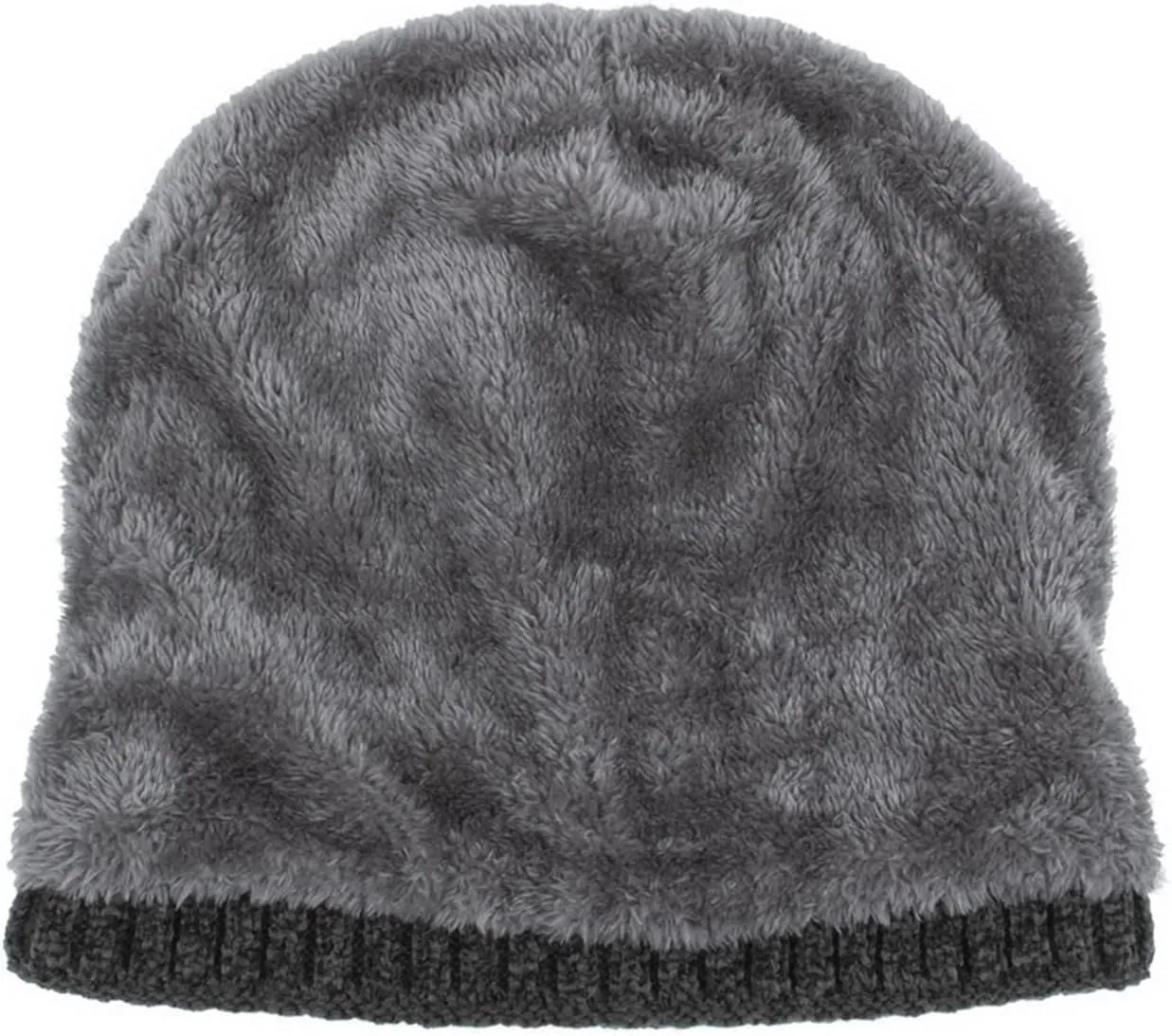 Beanie for Men Women Soft Stretch Cable Knit Beanies Ribbed Skull Cap Cuff Beanie Knitted Soft Warm Winter Hat