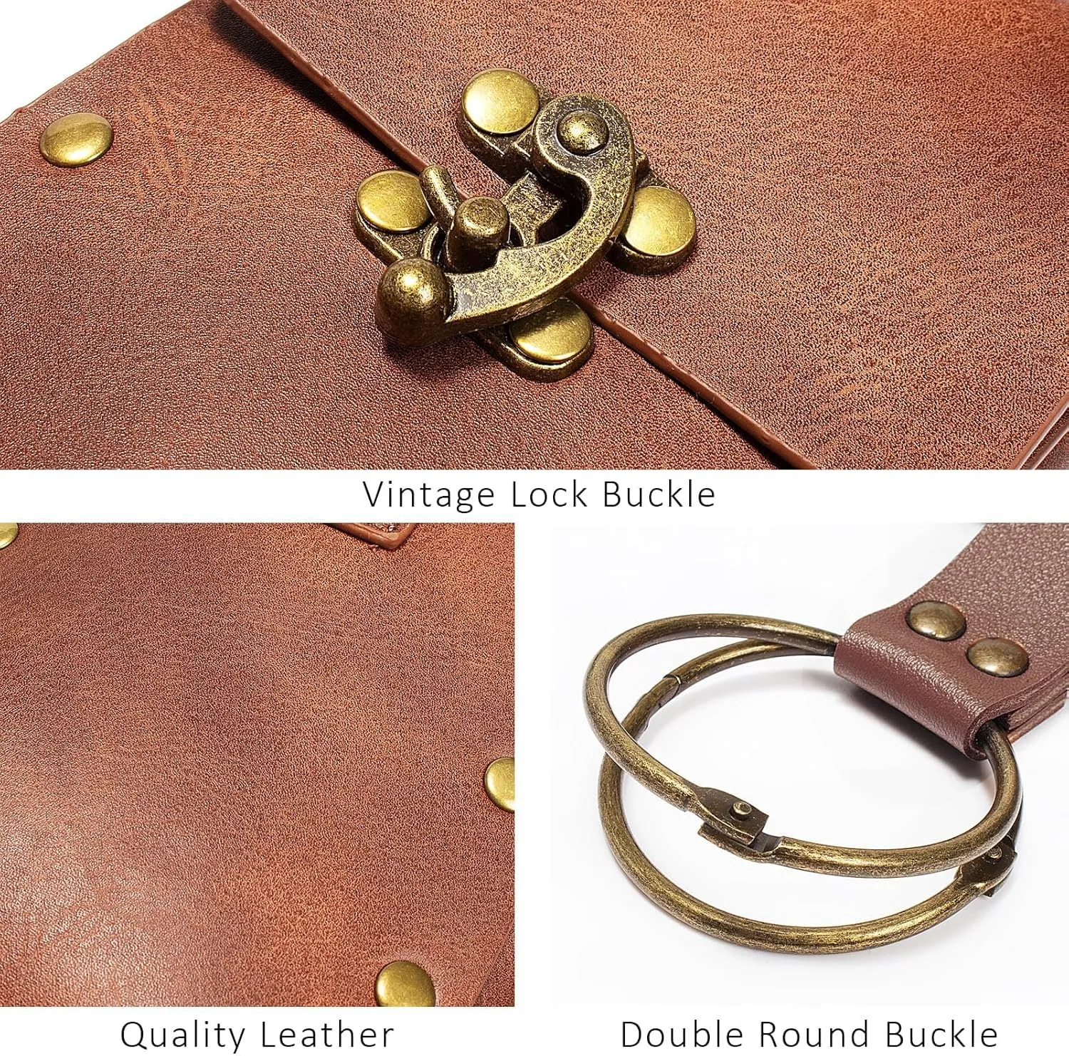 Belt Pouch Waist Bag Fanny Pack Steampunk Phone Holder Casual Medieval Renaissance Cosplay Costume Accessories (1Classic-Brown)