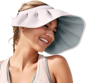 BENEUNDER Sheel Sun Hats for Women Wide Brim Foldable UV Protection UPF50  Visors for Outdoor Travel Vacation