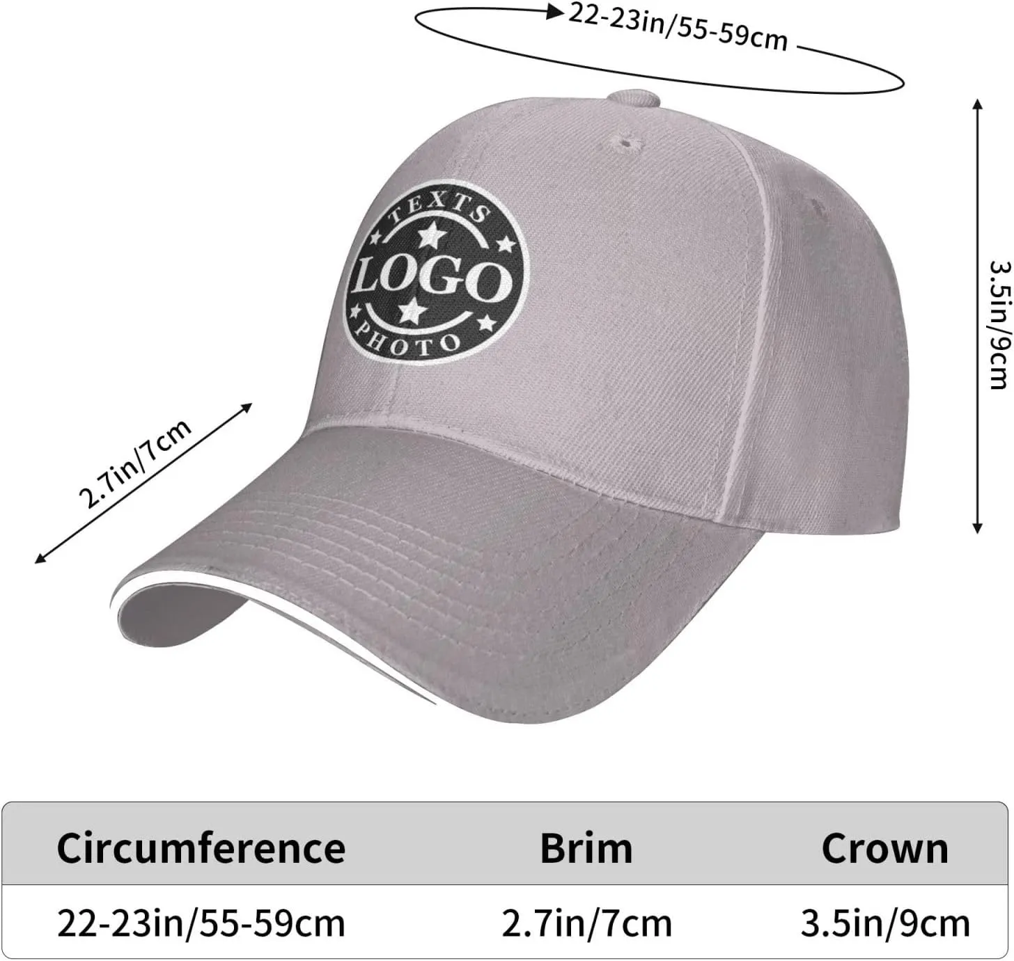 Bulk Custom Hats Custom Hat Design Your Own Customized Hats with Logo Text, Custom Baseball Caps, Custom Truck Hats