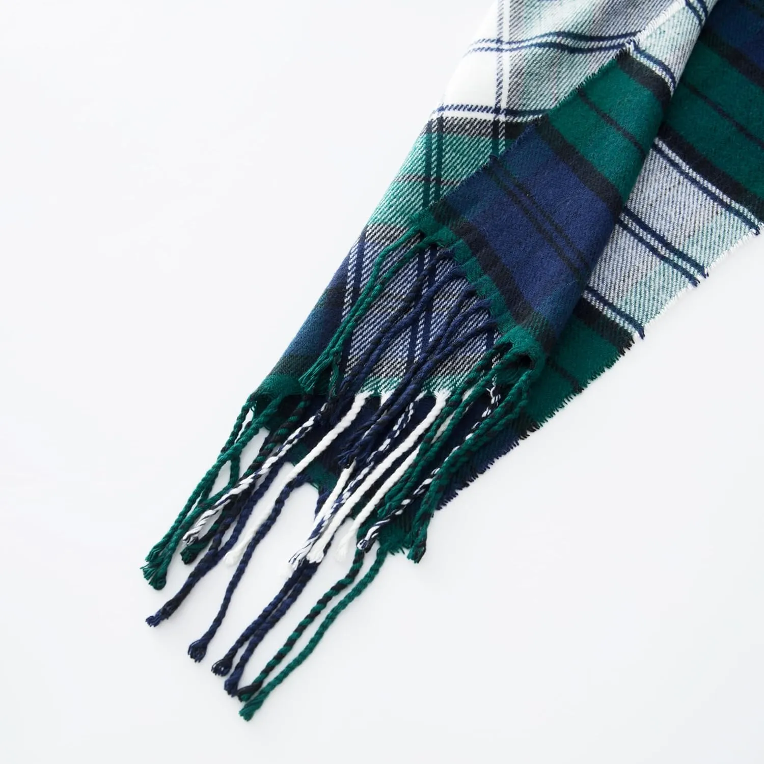 CALVIN & OLIVIA Women's Fall Winter Scarf Thick Classic Plaid Scarf Wrap Warmth Soft Oversized Cashmere Feel Scarves