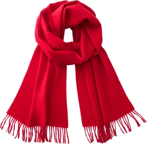 CALVIN & OLIVIA Women's Fall Winter Scarf Thick Classic Plaid Scarf Wrap Warmth Soft Oversized Cashmere Feel Scarves