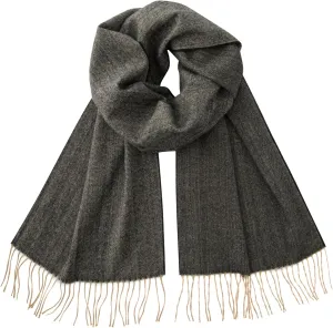 CALVIN & OLIVIA Women's Fall Winter Scarf Thick Classic Plaid Scarf Wrap Warmth Soft Oversized Cashmere Feel Scarves