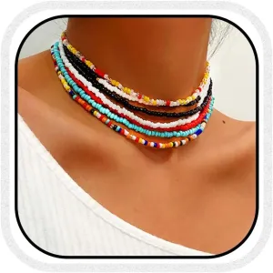 CLOACE Beaded Necklace Boho Necklaces Jewelry for women