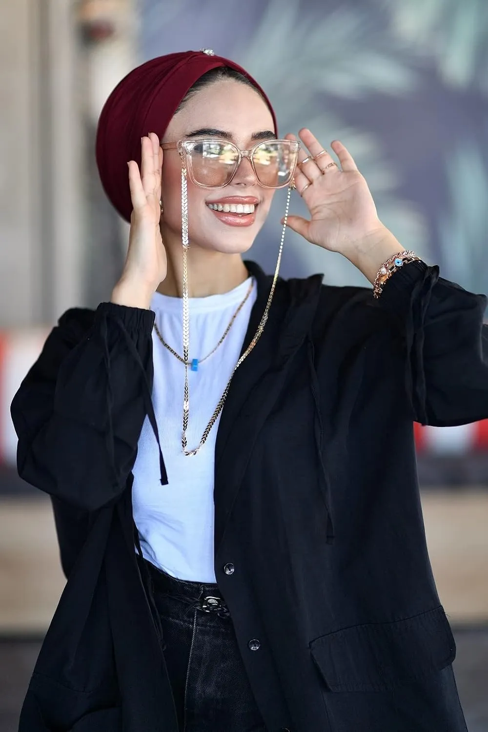 Cross Turban for Women - Hair Wraps and Head Wraps - Hijab Undercap and Instant Caps