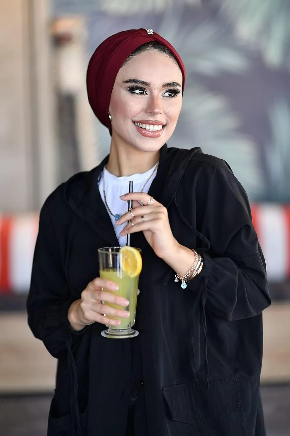 Cross Turban for Women - Hair Wraps and Head Wraps - Hijab Undercap and Instant Caps