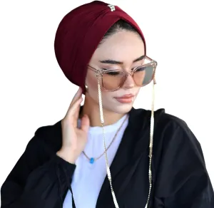 Cross Turban for Women - Hair Wraps and Head Wraps - Hijab Undercap and Instant Caps