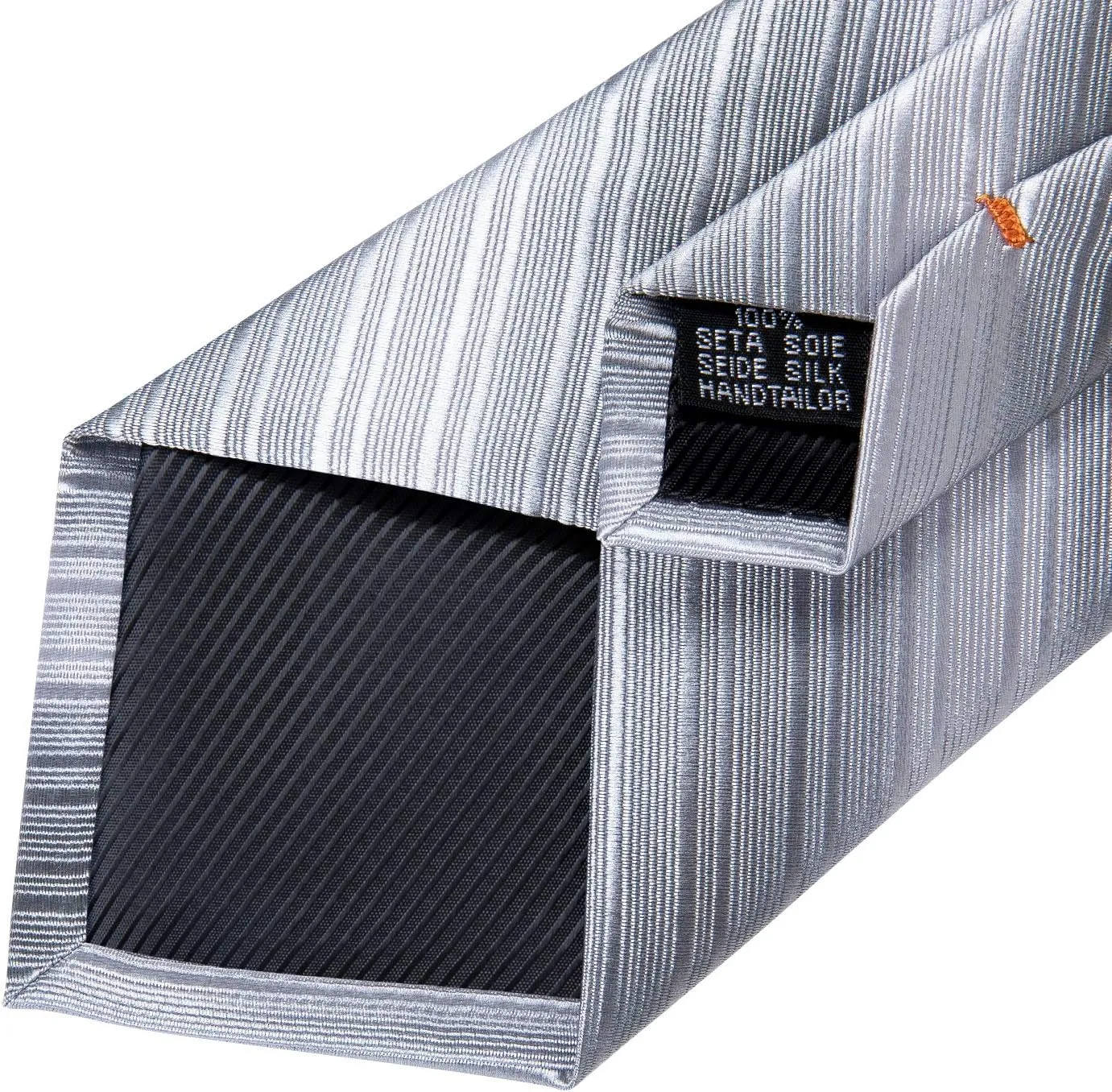 DiBanGu Mens Tie Set Silk Solid Paisley Necktie and Pocket Square Cufflinks Classic Formal Ties for Men Wedding Party