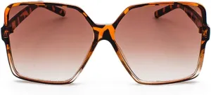 Dollger Oversized Square Sunglasses for Women Big Large Wide Fashion Shades for Men UV Protection Unisex