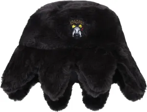 Faux Fur Fuzzy Bucket Hat Octopus Winter Plush Fluffy Warm Hat for Women Men Y2k Hat