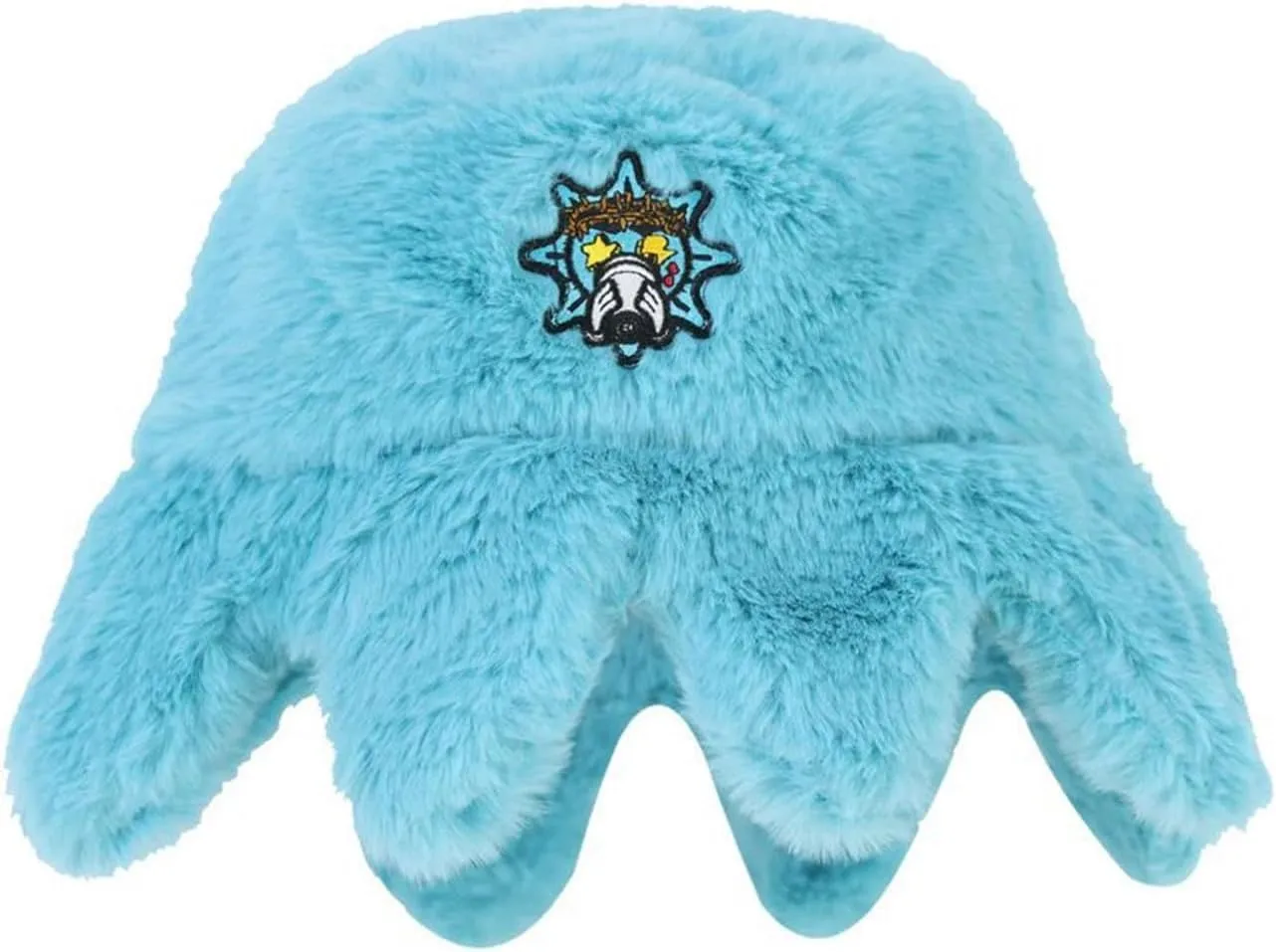 Faux Fur Fuzzy Bucket Hat Octopus Winter Plush Fluffy Warm Hat for Women Men Y2k Hat