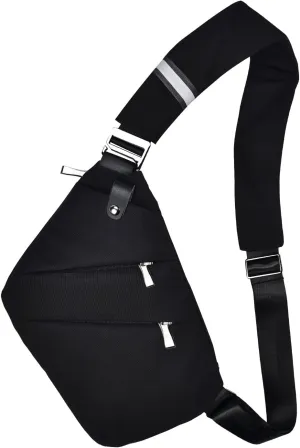 Fibrdoo Anti Theft Crossbody Bag for Women Men, Travel Purse Anti Theft Crossbody Sling Bag Shoulder Bag for Casual