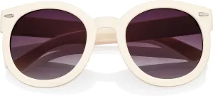 grinderPUNCH Trendy Round Polarized Sunglasses | Trendy Oversized Sunglasses for Women Men | Retro Round Polarized Sunglasses