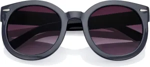 grinderPUNCH Trendy Round Polarized Sunglasses | Trendy Oversized Sunglasses for Women Men | Retro Round Polarized Sunglasses