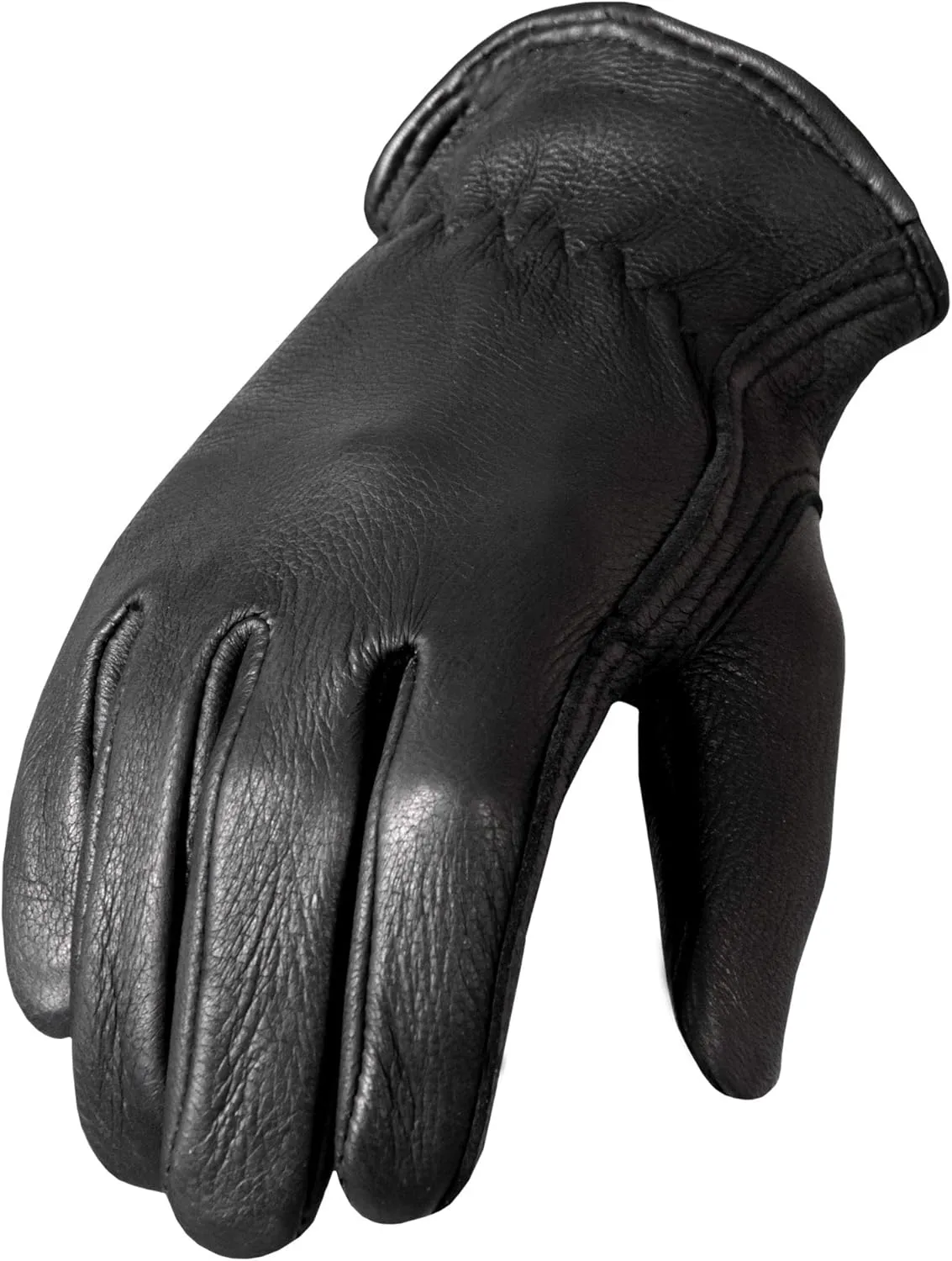 Hot Leathers Classic Deerskin Unlined Driving Gloves