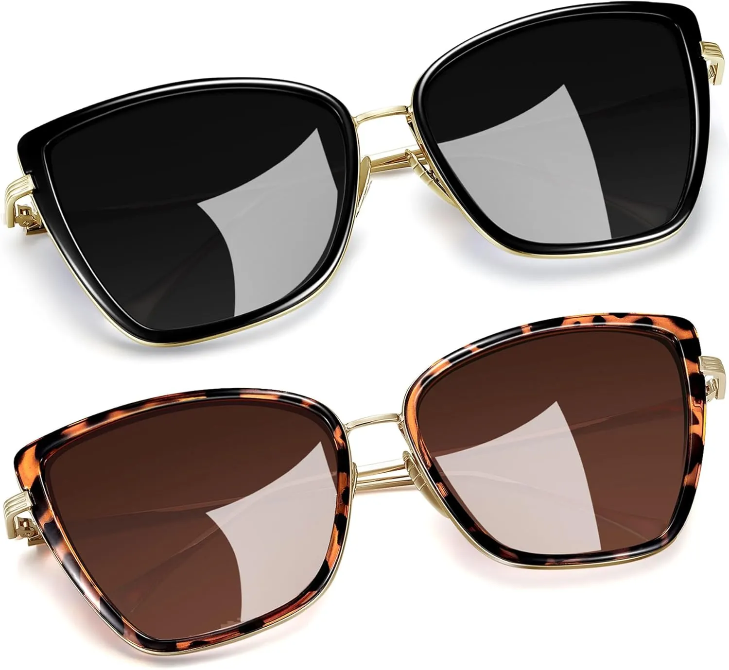 Joopin Oversized Cateye Sunglasses for Women Fashion Cat Eye Sun Glasses UV Protection Ladies Shades Sunnies