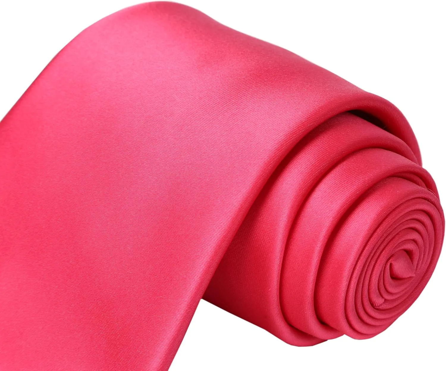 KissTies 63'' XL Tie Mens Extra Long Solid Satin Necktie For Big And Tall Men