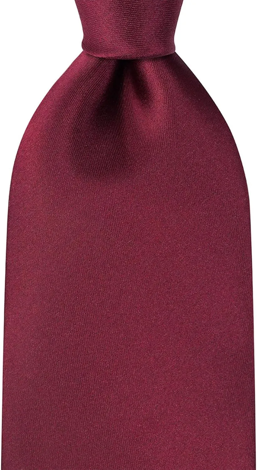 KissTies 63'' XL Tie Mens Extra Long Solid Satin Necktie For Big And Tall Men
