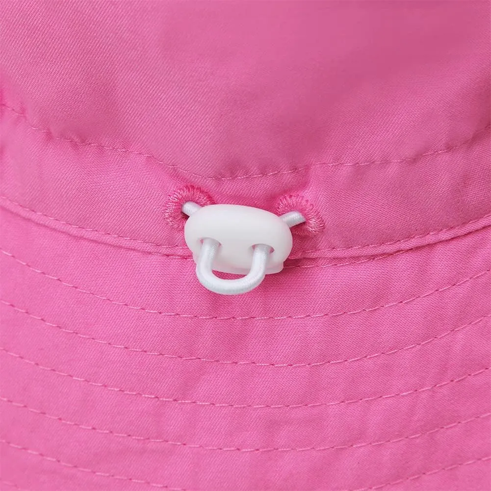 MaxNova Baby Sun Hat Smile Face UPF 50  Toddler Bucket Hat for Boys Girls 0-7 Years