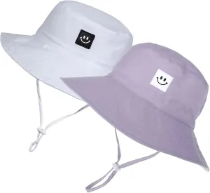 MaxNova Baby Sun Hat Smile Face UPF 50  Toddler Bucket Hat for Boys Girls 0-7 Years