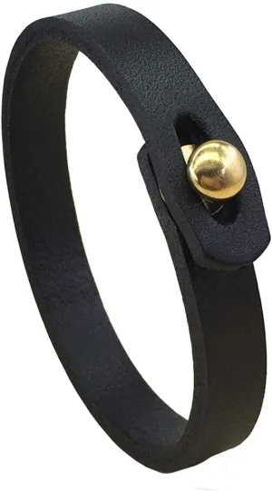 Mens Genuine Leather Bracelet - Handmade Adjustable Leather Cuff Bracelet punk Style leather wrap Wristband for Men