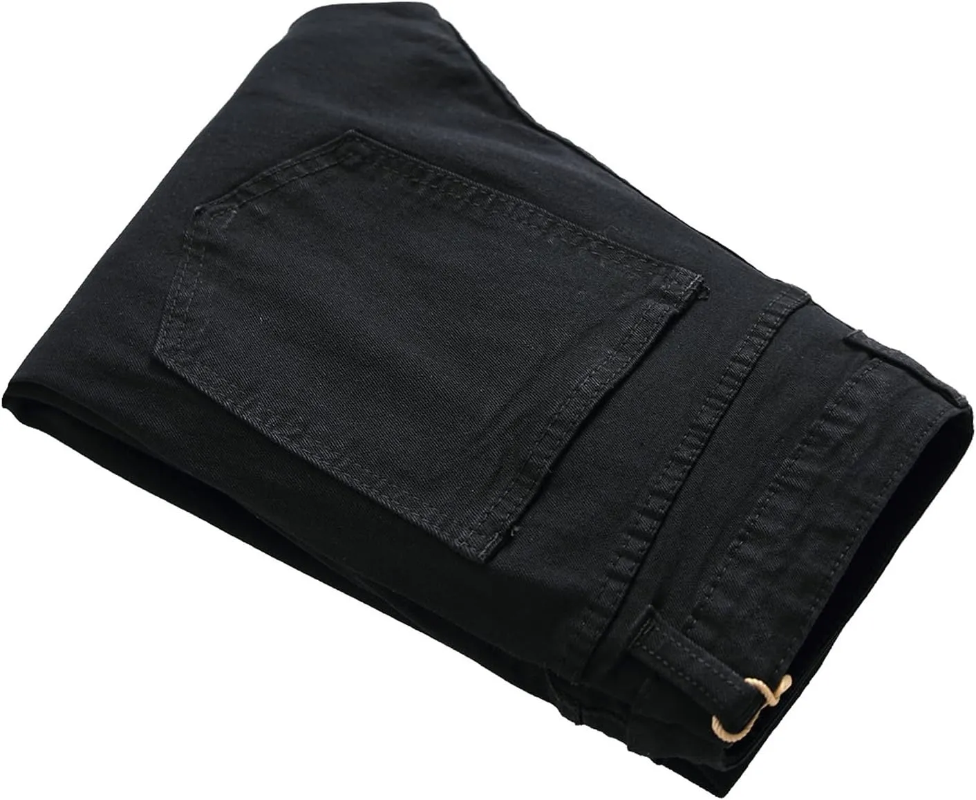 Men's Jeans Slim Fit Stretch Skinny Ripped Jeans for Men Stacked Distressed Straight Pants