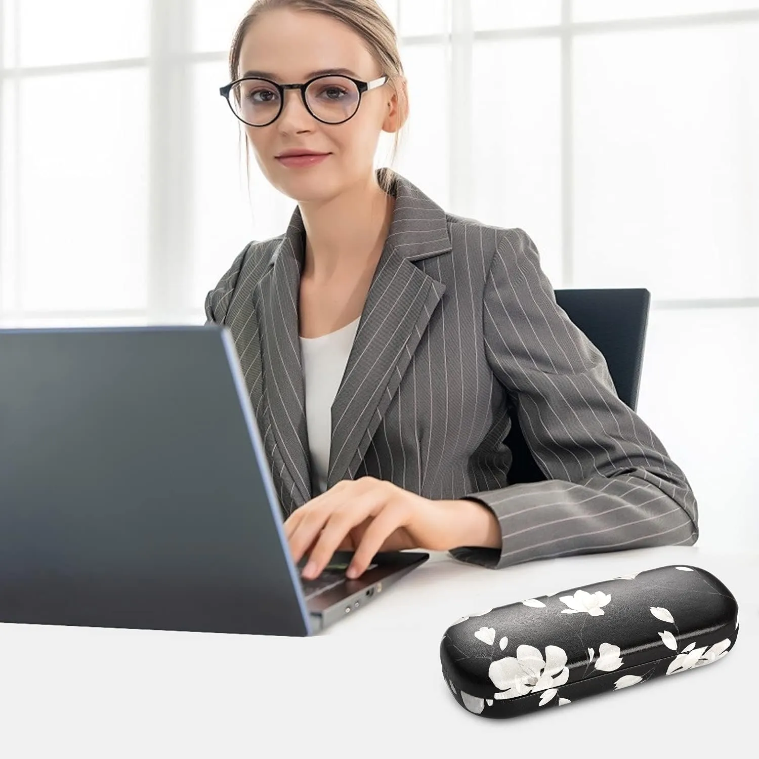 MoKo Hard Glasses Case, Sunglasses Case Eyeglass Case