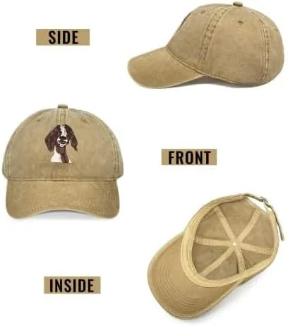 Negi Denim Hat for Men Women Washed Distressed Adjustable Dad Hats Baseball Cap Vintage Unconstructed Plain Cap Unisex Fit