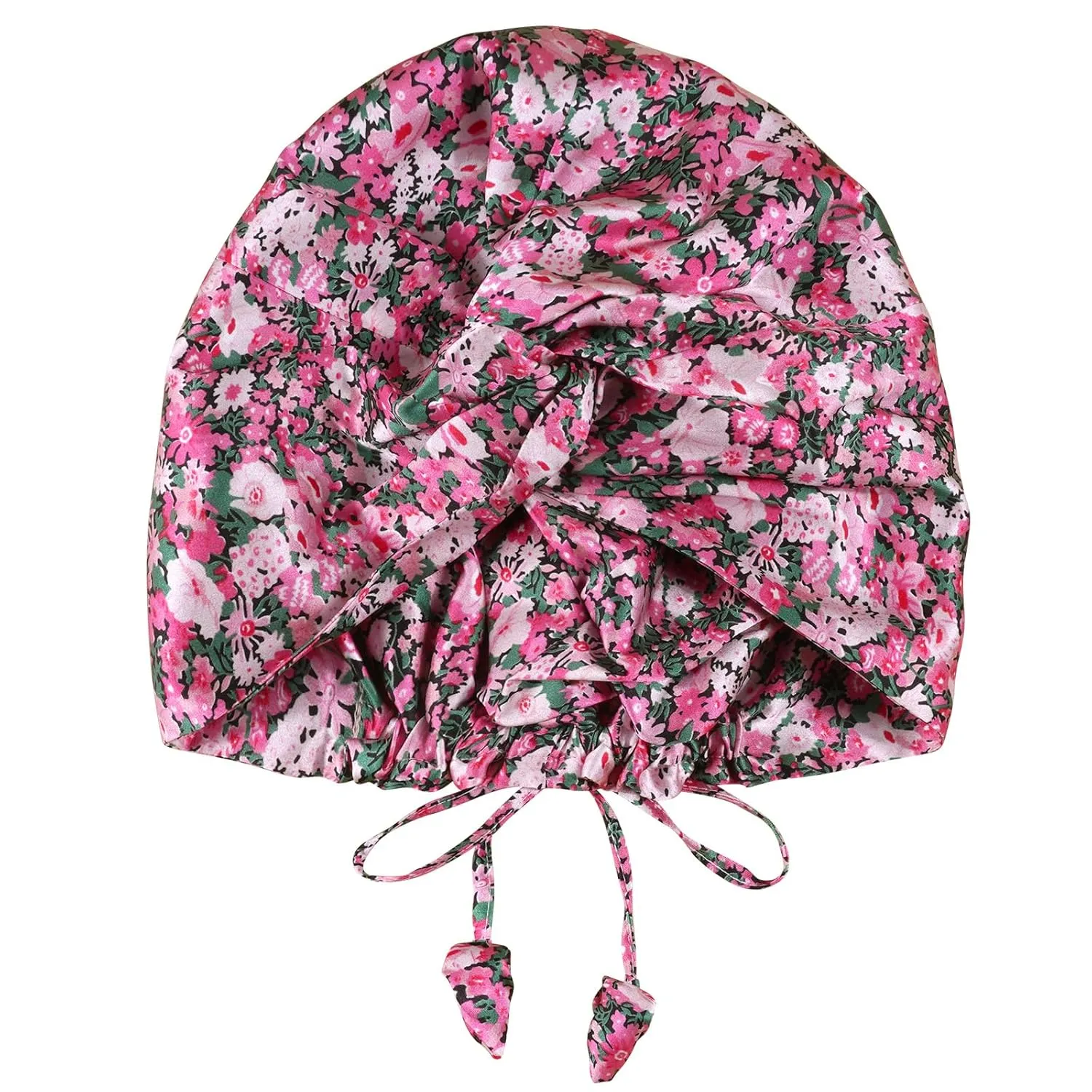 OLESILK Silk Bonnet for Sleeping Women: 100% Mulberry 22 Momme Silk, Adjustable Fit for Night Hair Care, No Frizz for Curls