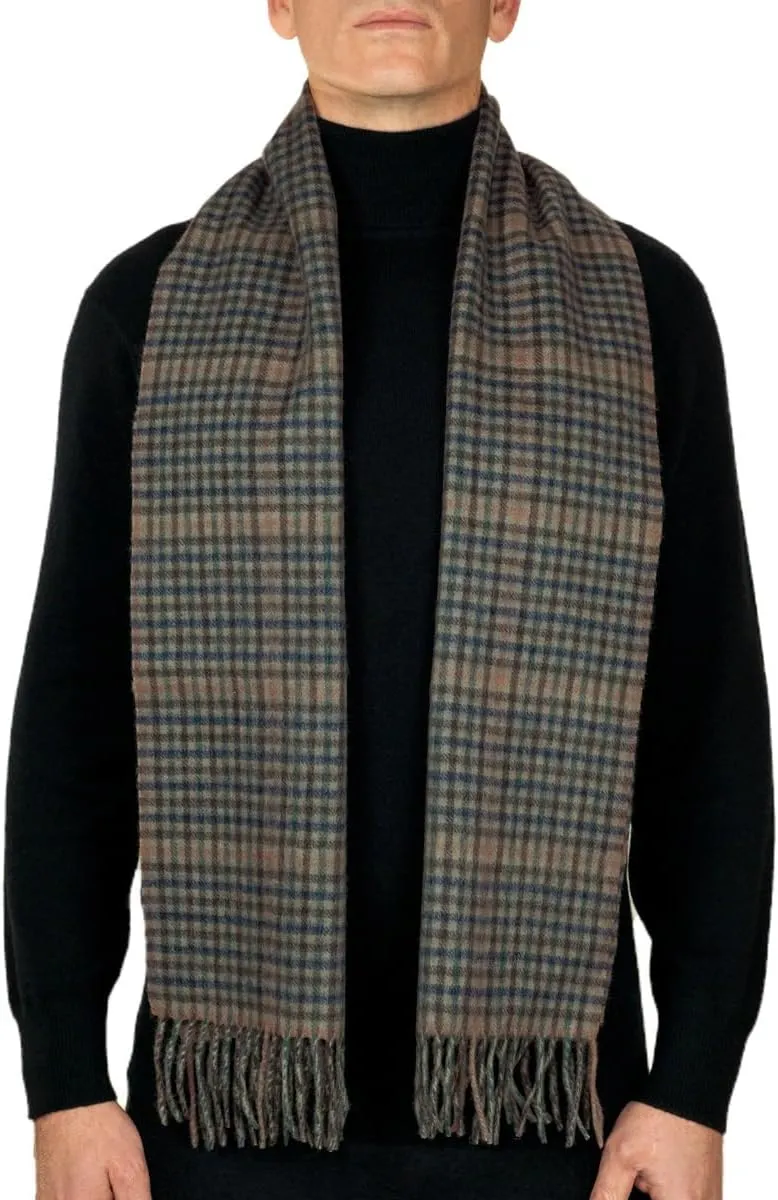 Oxfords Cashmere 100% Lambswool Tartan Plaid Scarf