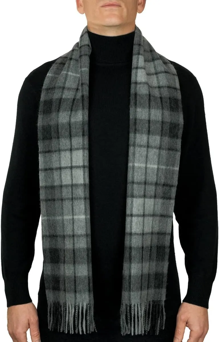 Oxfords Cashmere 100% Lambswool Tartan Plaid Scarf