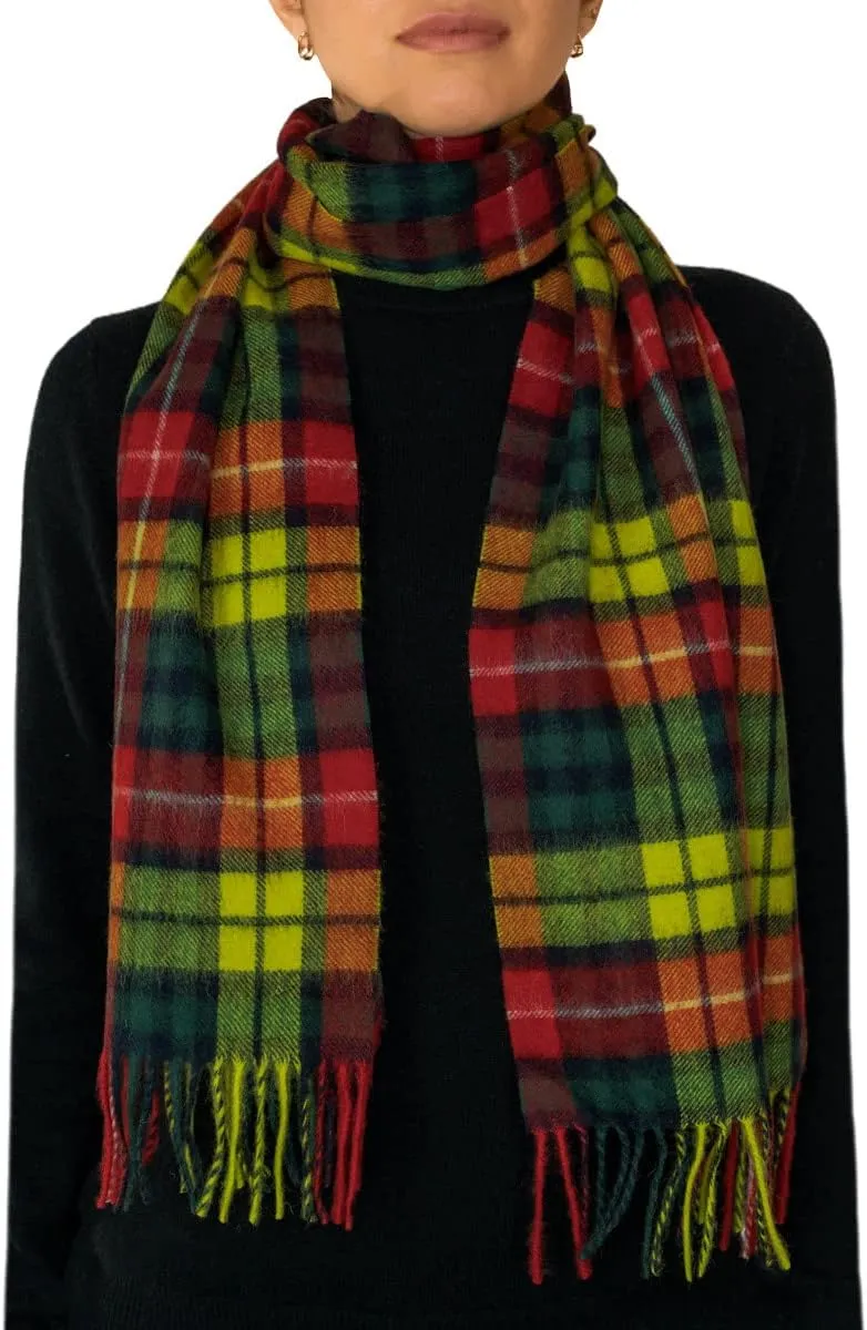 Oxfords Cashmere 100% Lambswool Tartan Plaid Scarf