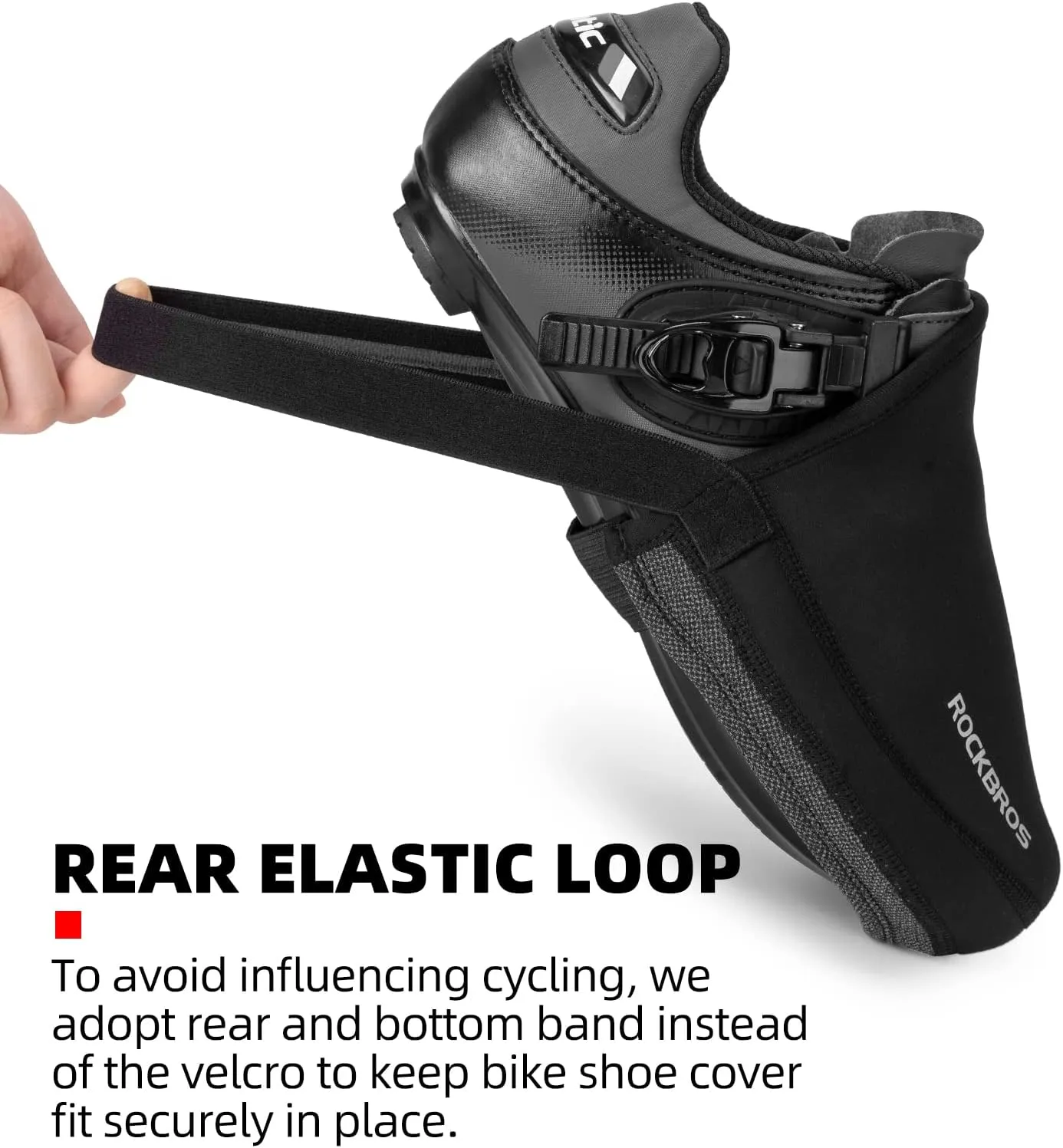 ROCKBROS Cycling Shoe Toe Covers Cold Weather Bike Overshoes Thermal Bicycle Shoe Toe Protector Cover Kevlar for Men Women