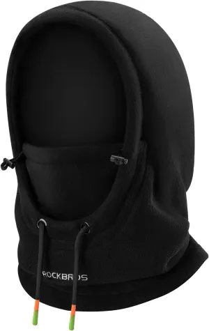 ROCKBROS Ski Mask Balaclava for Men and Women Wind-Resistant Winter Fleece Warm Hood Face Cover Hat Cap Scarf