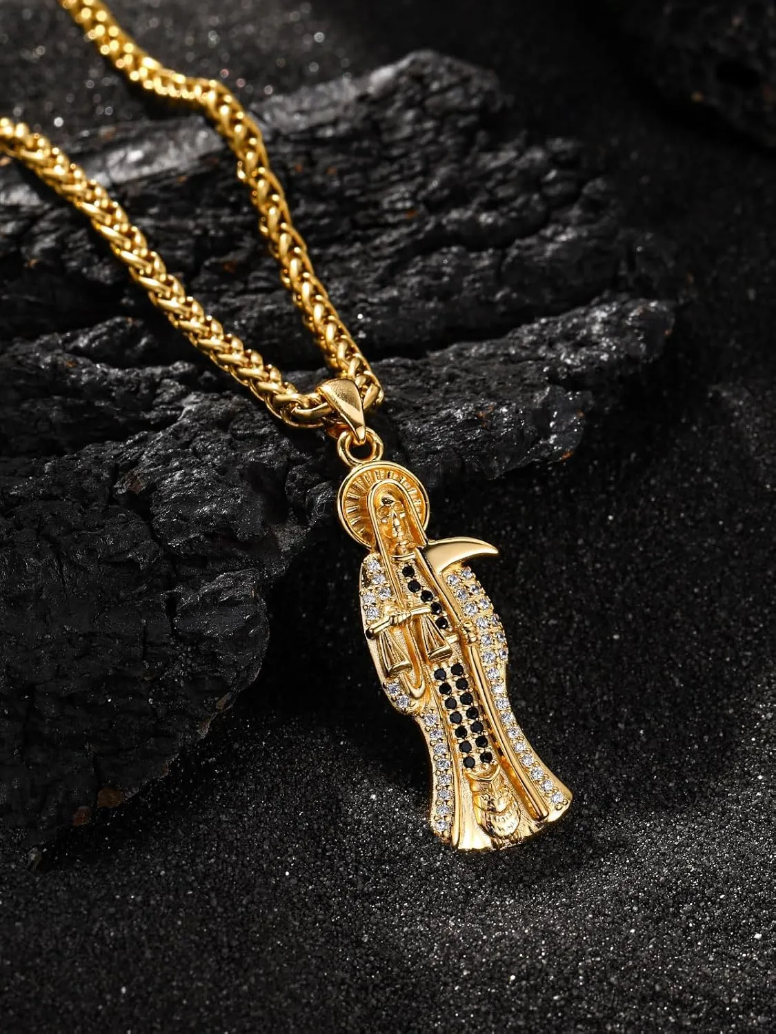 Saint Jude Necklace 925 Sterling Silver St Jude Necklace for Men Women Gold st jude medal Catholic Religious Jewelry Gifts