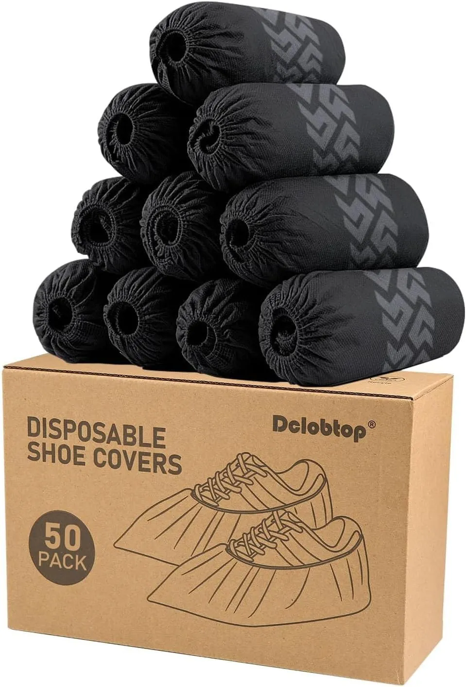 Shoe Booties Disposable Non Slip,Recyclable Shoe Covers Disposable Non Slip for Indoors, Fits Up To 11 US Men and 13 US Women Size,Recyclable Non-Woven Fabric
