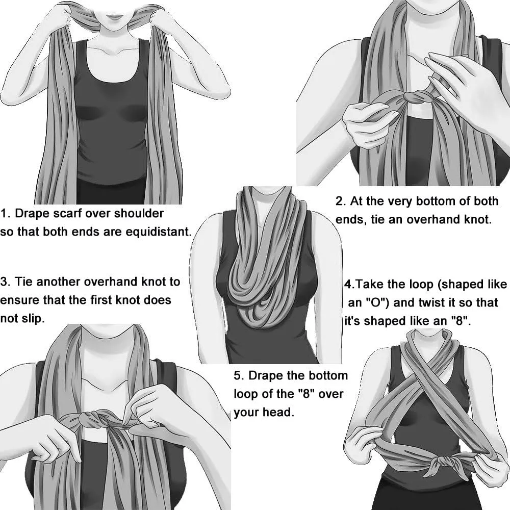 Silk Feeling Scarf Large Headscarf Fashion Sunscreen Hair Wraps Soft Neck Scarves for Women