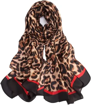 Silk Feeling Scarf Large Headscarf Fashion Sunscreen Hair Wraps Soft Neck Scarves for Women