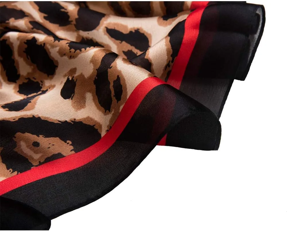 Silk Feeling Scarf Large Headscarf Fashion Sunscreen Hair Wraps Soft Neck Scarves for Women