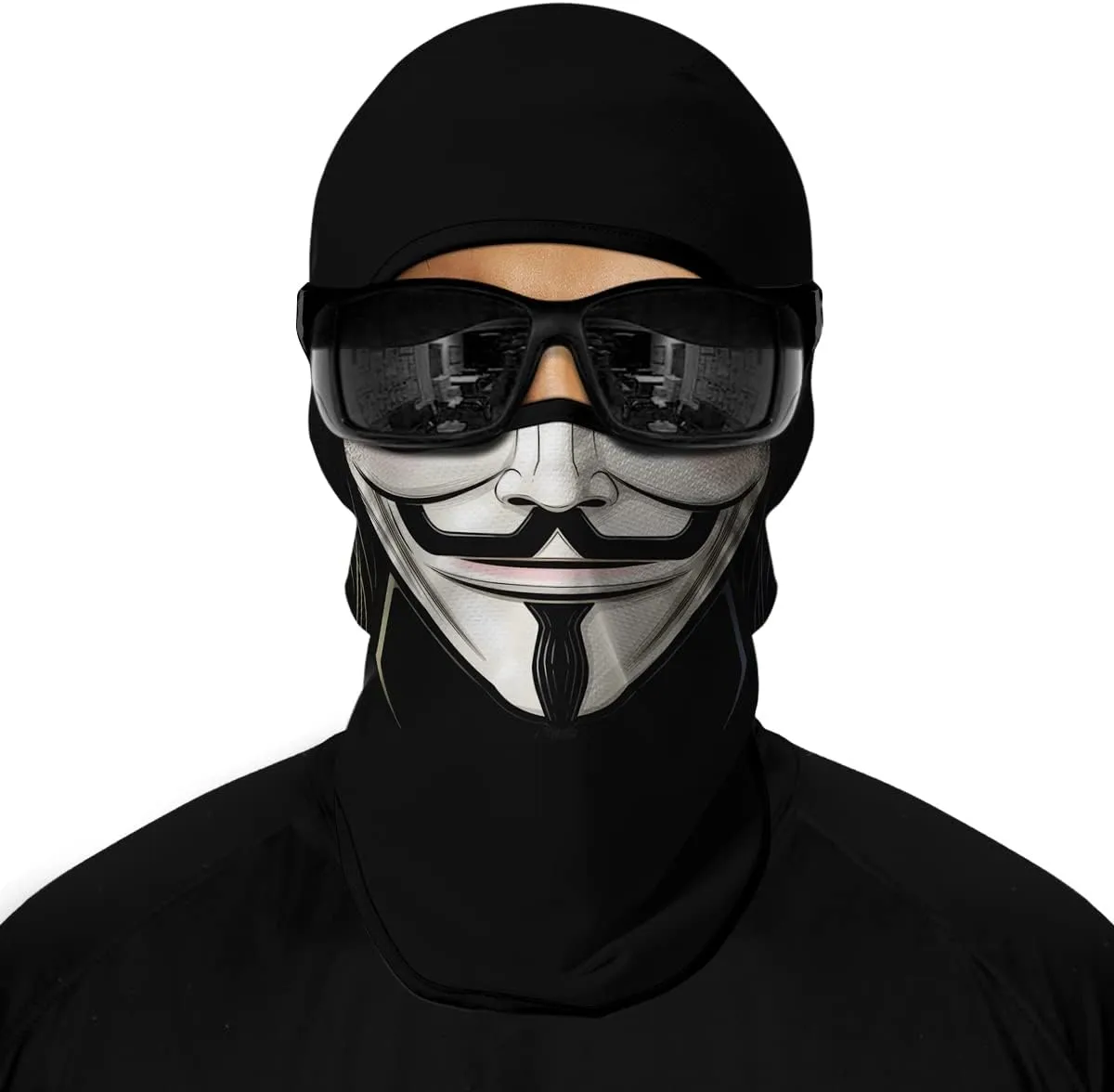 Skull Full ski Mask, 3D Balaclava, UV Sun Protection,Motorcycle/Ski/Scarf/Cycling/Fishing for Men