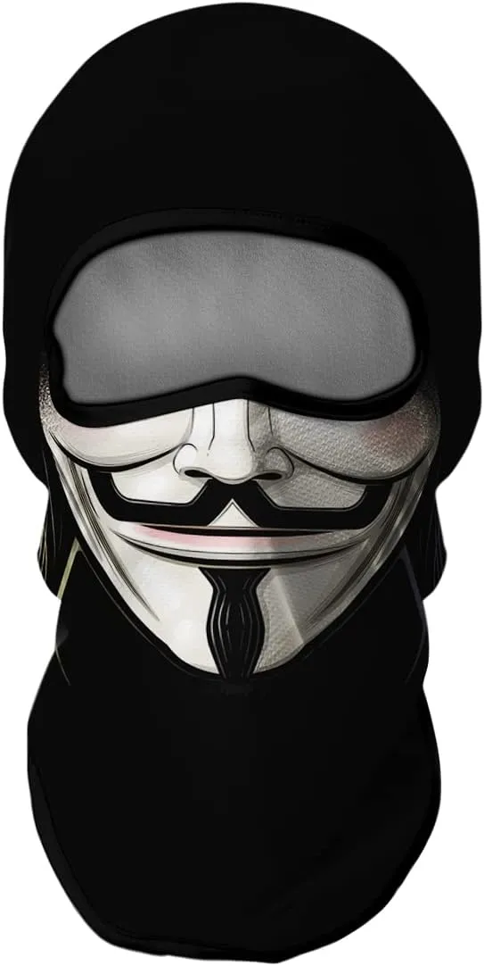 Skull Full ski Mask, 3D Balaclava, UV Sun Protection,Motorcycle/Ski/Scarf/Cycling/Fishing for Men