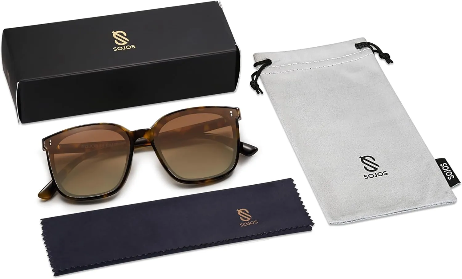 SOJOS Trendy Oversized Sunglasses for Women and Men